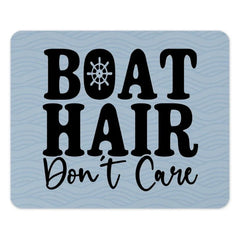 Boat Hair Don't Care MousePad, Nautical Mouse Pad, Boating Gift, Funny Mousepad, Lake Life Decor, Gift for Boaters, Lake Lover Gift - Tawshia