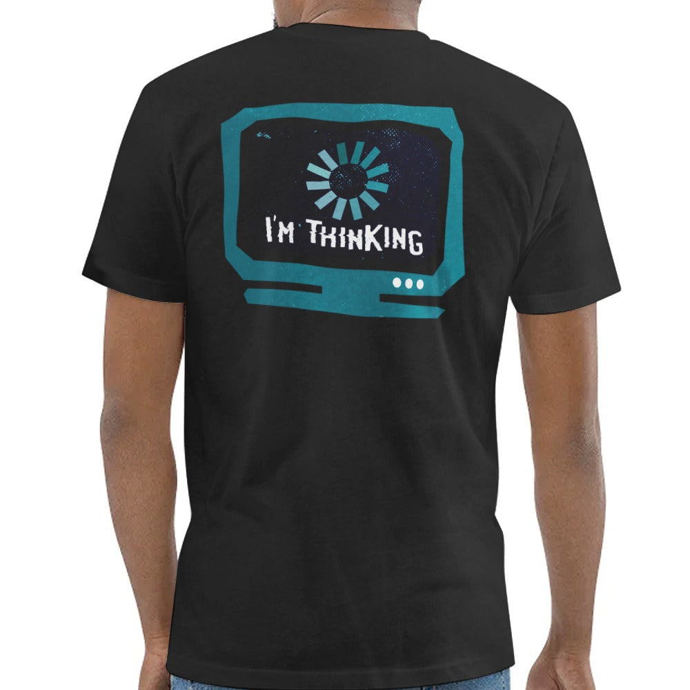 I'm Thinking Graphic Tee Shirt Computer Themed product