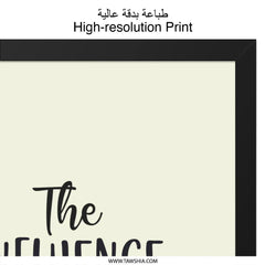 Teacher Influence Wall Art, Inspirational Quote Print, Classroom Decor, Teacher Appreciation Gift, Educator Gift, Mentor Wall Decor - Tawshia