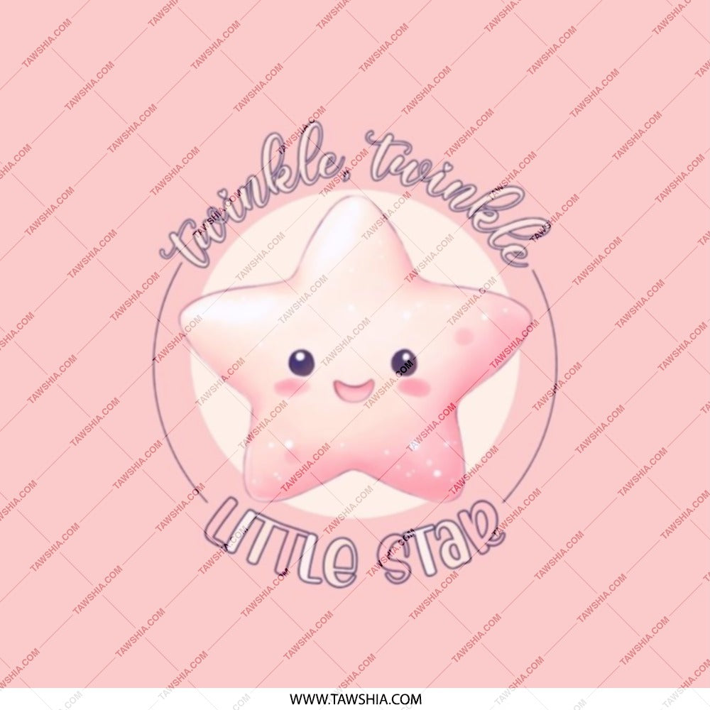 Twinkle Twinkle Little Star Pocket Mirror, Cute Star Face Makeup Mirror, Nursery Decor Gift, Baby Shower Favor, Kids Room Accessories - Tawshia
