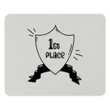 1st Place Shield Mouse Pad, First Place Winner Gift, Office Decor, Cute Desk Accessory, Champion Mousepad, Achievement Award - Tawshia
