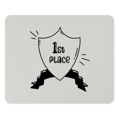 1st Place Shield Mouse Pad, First Place Winner Gift, Office Decor, Cute Desk Accessory, Champion Mousepad, Achievement Award - Tawshia
