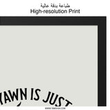 Coffee Wall Art, Funny Coffee Print, Yawn Scream Art, Kitchen Decor, Coffee Lover Gift, Home Decor - Tawshia