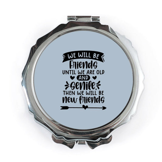 Best Friends Pocket Mirror, Friendship Quote Gift, Funny Pocket Mirror, Unique Pocket Mirror, Gift for Her, Pocket Mirrors, Gift for Friend - Tawshia