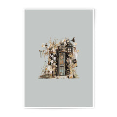 Floral Door Photographic Prints, Fantasy House Art, Whimsical Decor, Unique Home Art, Fine Art Prints - Tawshia