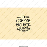 Coffee O'Clock Tumbler, Funny Coffee Tumbler, Coffee Lover Gift, Work From Home Tumbler, Coffee Addict Tumbler, Travel Tumbler, Gift for Her - Tawshia