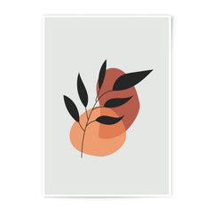 Botanical Photographic Print, Abstract Plant Art, Boho Wall Decor, Minimalist Home Decor, Leaf Art Print - Tawshia
