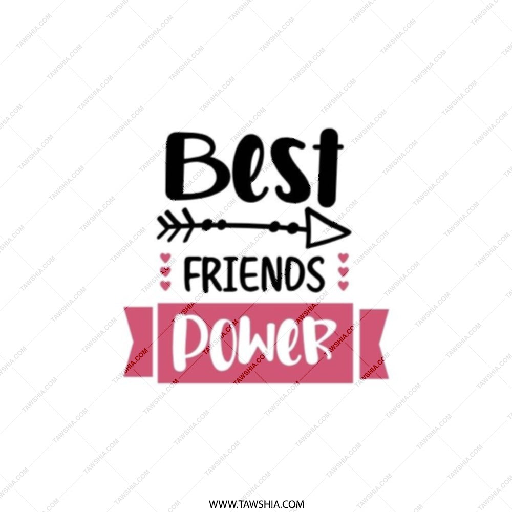 Best Friends Power Pocket Mirror, Friendship Gift, Travel Mirror, Compact Mirror, Bestie Present, Friend Birthday Gift - Tawshia