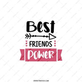 Best Friends Power Pocket Mirror, Friendship Gift, Travel Mirror, Compact Mirror, Bestie Present, Friend Birthday Gift - Tawshia