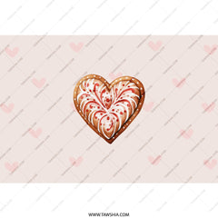 Heart Cookie Tumbler, Valentine's Day Tumbler, Love Tumbler, Cute Tumbler, Gift for Her, Tumbler with Straw, Travel Tumbler - Tawshia