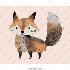 Cute Fox Mouse Pad, Cartoon Animal Desk Mat, Office Decor, Gaming Mousepad, Gift Idea, Computer Accessory, Home Office, Work From Home - Tawshia