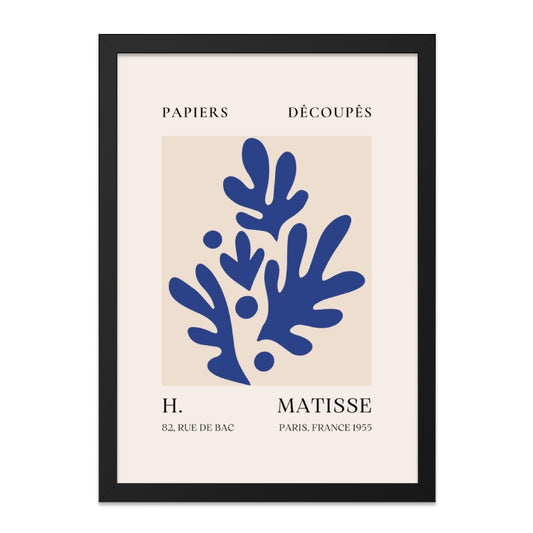 Henri Matisse Wall Art, Cutouts Print, Abstract Art, Blue Shapes Poster, Modern Home Decor, Gallery Wall Art, Matisse Exhibition Print - Tawshia