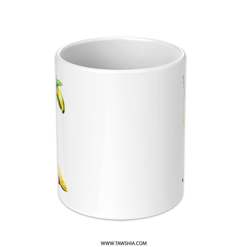 Cocktail Mug, Summer Drink Mug, Iced Tea Mug, Refreshing Drink Mug, Beverage Cup, Party Mug, Cute Coffee Mug, Unique Mugs - Tawshia