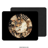 Floral Patchwork Mouse Pad, Unique Desk Decor, Abstract Flower Art, Stylish Computer Accessory, Elegant Office Gift, Trendy Mousepad - Tawshia