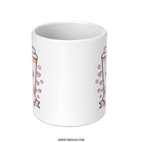 Coffee and Friends Mug, Cute Kawaii Mug, Coffee Lover Gift, Friendship Mug, Unique Coffee Mug, Gift for Best Friend, Drinkware - Tawshia