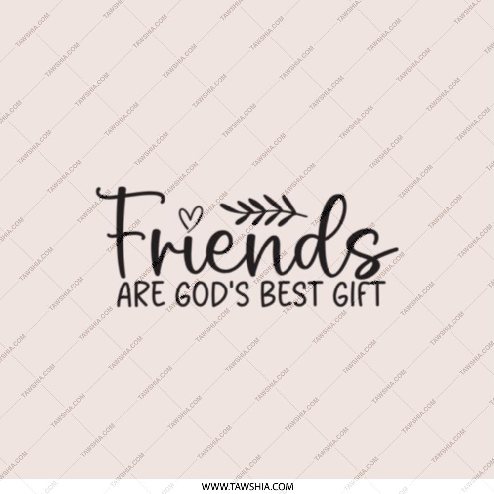 Friends are God's Gift Pocket Mirror, Inspirational Mirror, Best Friend Gift, Christian Gift, Friendship Gift, Compact Mirror for Her - Tawshia