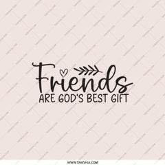 Friends are God's Gift Pocket Mirror, Inspirational Mirror, Best Friend Gift, Christian Gift, Friendship Gift, Compact Mirror for Her - Tawshia