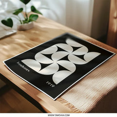 Bauhaus Photographic Print, 1919 Art Print, Geometric Wall Art, Modern Home Decor, Minimalist Art - Tawshia