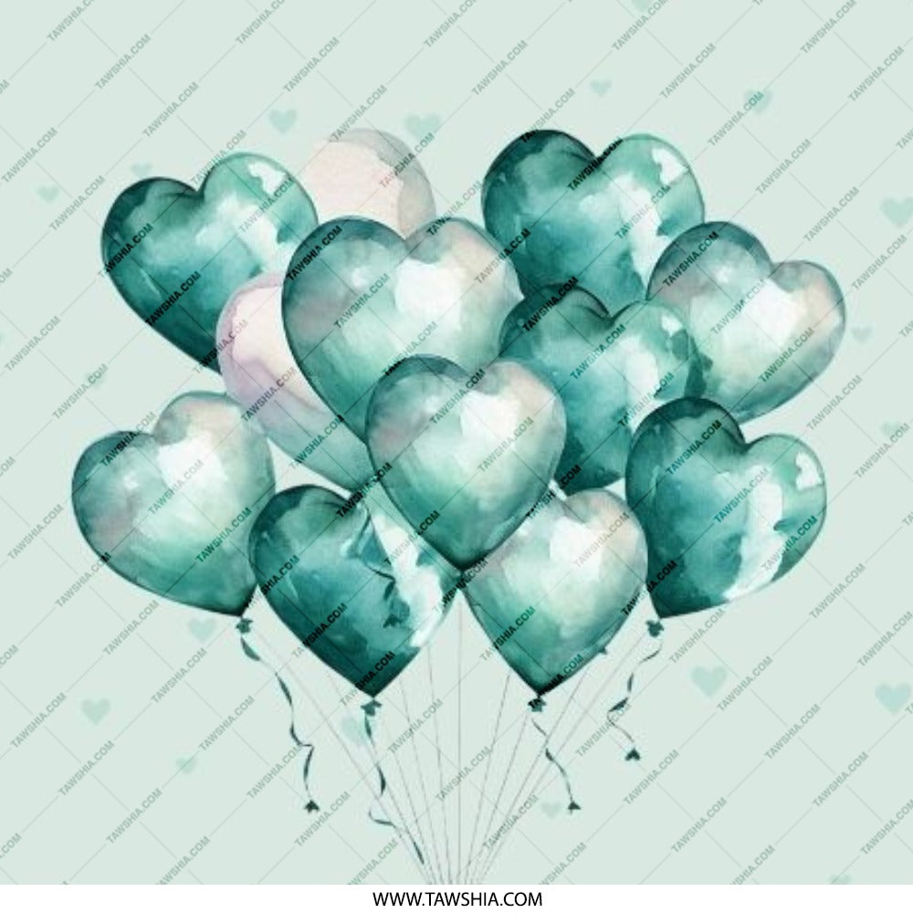 Heart Balloon Pinback Button, Love Pin, Cute Button, Valentine's Day, Party Favors, Gift for Her, Heart Balloons, Heart Button - Tawshia