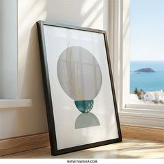 Abstract Shapes Wall Art, Minimalist Art Print, Geometric Wall Decor, Modern Home Art, Contemporary Artwork - Tawshia