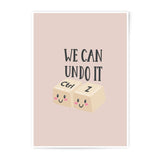 We Can Undo It Print, Ctrl Z Photographic Prints, Cute Office Decor, Funny Prints, Tech Art Print, Computer Lover Gift, Wall Art, Home Decor - Tawshia