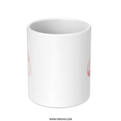 Pink Tree Mug, Watercolor Tree Mug, Feedback Mug, Custom Coffee Mug, Unique Gift Idea, Tea Mug, Art Mug - Tawshia