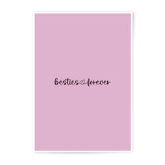 Besties Forever Photographic Prints, Friendship Wall Art, Minimalist Decor, Best Friend Gift, Sister Gift, Trendy Prints - Tawshia