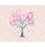 Beautiful Heart Shaped Tree Design for Wall Art product