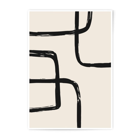 Minimalist Photographic Print, Abstract Line Art, Modern Wall Decor, Neutral Tone Art, Simple Graphic Design, Home Decor, Fine Art Print - Tawshia
