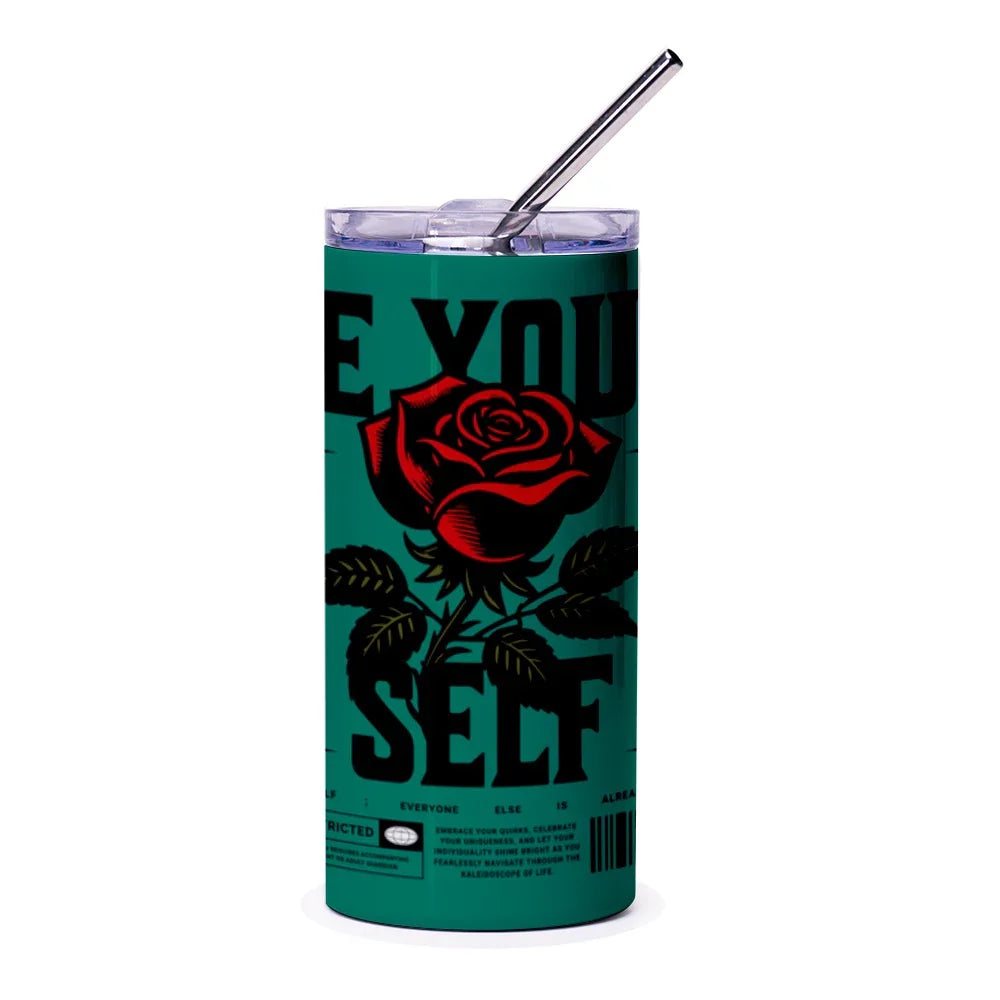 Inspirational Rose Design Personalized Tumbler product