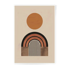 Abstract Sun Photographic Print, Minimalist Art Print, Modern Wall Decor, Geometric Shapes Art, Home Decor, Wall Art Prints, Artwork - Tawshia