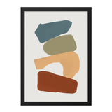Abstract Stones Wall Art, Minimalist Home Decor, Contemporary Art Print, Modern Wall Decor, Unique Wall Hanging - Tawshia