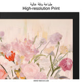 Floral Wall Art, Flower Still Life, Pink Peonies Print, Botanical Art Print, Elegant Home Decor, Fine Art Painting, Floral Arrangement - Tawshia