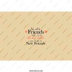 Best Friends Tumbler, Funny Friendship Gift, Forever Friends, Senile Friends, Gift for Her, Gift for Bestie, Friendship Quote - Tawshia
