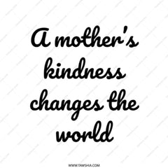 Mother's Kindness Tote, Inspirational Tote, Quote Tote Bag, Gift for Mom, Everyday Bag, Shopping Tote Bag - Tawshia