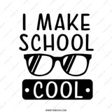 Cool School Tote Bag, Teacher Gift, Student Gift, Back to School Bag, Gift for Professor, Cool Teacher Bag, School Vibes Tote - Tawshia