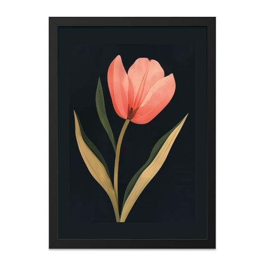 Tulip Wall Art, Floral Print, Botanical Home Decor, Modern Flower Art, Minimalist Decor, Elegant Wall Decor, Nature Inspired Art - Tawshia