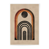 Modern Arch Photographic Print, Minimalist Rainbow Wall Art, Abstract Arches Photo, Boho Chic Art, Contemporary Home Decor, Neutral Tones - Tawshia