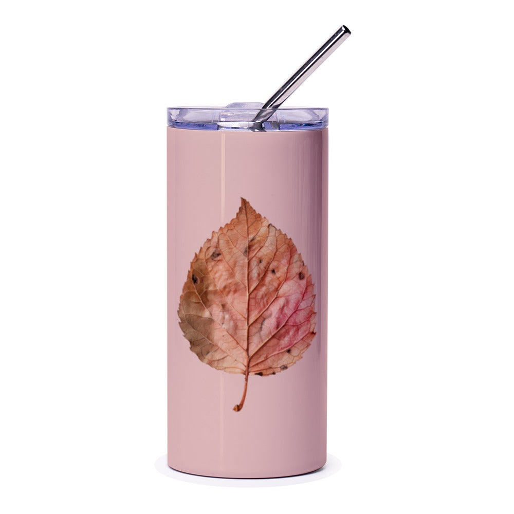 Autumn Leaf Tumbler, Fall Foliage Design, Botanical Drinkware, Seasonal Tumblers, Unique Leaf Art Tumbler, Nature Inspired Travel Mug - Tawshia