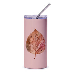Autumn Leaf Tumbler, Fall Foliage Design, Botanical Drinkware, Seasonal Tumblers, Unique Leaf Art Tumbler, Nature Inspired Travel Mug - Tawshia