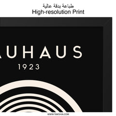 Bauhaus Wall Art, 1923 Art Print, Geometric Art Poster, Modern Wall Decor, Abstract Circle Art, Home Decor, Minimalist Art - Tawshia