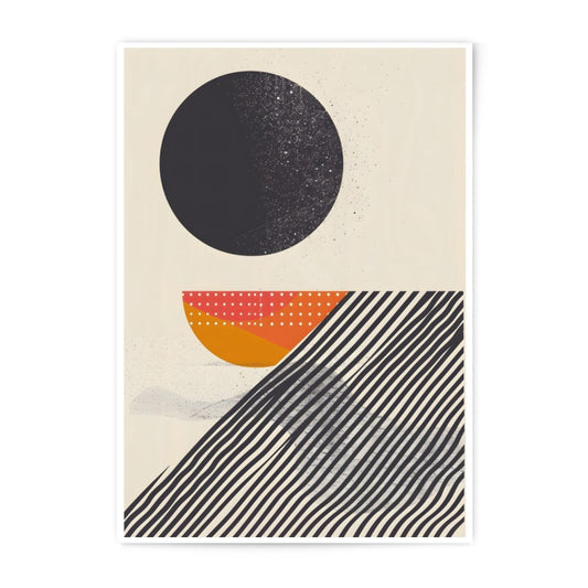 Abstract Photographic Print, Geometric Wall Art, Modern Art Print, Minimalist Print, Home Decor, Graphic Design Poster, Circle and Stripes - Tawshia