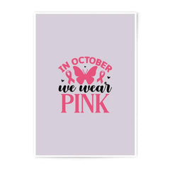 October Pink Ribbon Photographic Prints, Breast Cancer Awareness, Butterfly Wall Art, Inspirational Prints, Hope Prints, Gift for Her - Tawshia