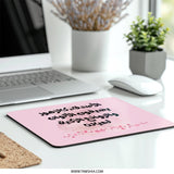 Arabic Quote Mouse Pad, Floral Mousepad, Aesthetic Mousepad, Gift for Friend, Inspirational Desk Decor, Motivational Office Decor - Tawshia