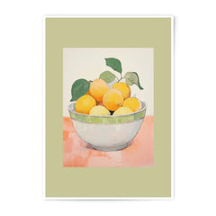 Lemon Photographic Prints, Bowl of Lemons, Kitchen Wall Art, Still Life Photography, Citrus Decor, Farmhouse Prints, Home Decor - Tawshia