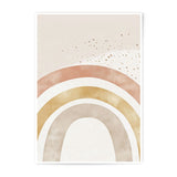 Minimalist Rainbow Photographic Print, Boho Nursery Decor, Neutral Wall Art, Modern Home Decor, Kids Room Art Print - Tawshia