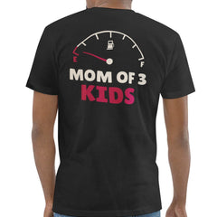 Funny Mom of 3 Kids Graphic Tee shirt product type