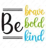 Be Brave Bold Kind Mug, Inspirational Quote Mug, Positive Affirmation, Encouragement Gift, Motivational Coffee Mug, Gift for Her - Tawshia