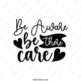 Awareness Pillow, Be There Pillow, Caring Pillow, Be Aware Decorative Pillow, Positive Quote Home Decor Pillow, Inspirational Gift Pillow - Tawshia