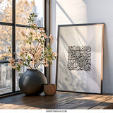 Islamic Wall Art, Arabic Calligraphy Print, Muslim Home Decor, Quran Verse Art, Modern Islamic Art, Religious Wall Decor, Gift Idea - Tawshia